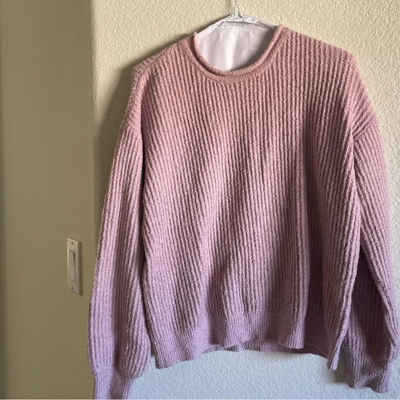 Frank And Oak Pink Wool Sweater - Picture 3 of 6